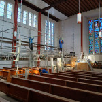 Kirche wieder vom Gerüst befreit